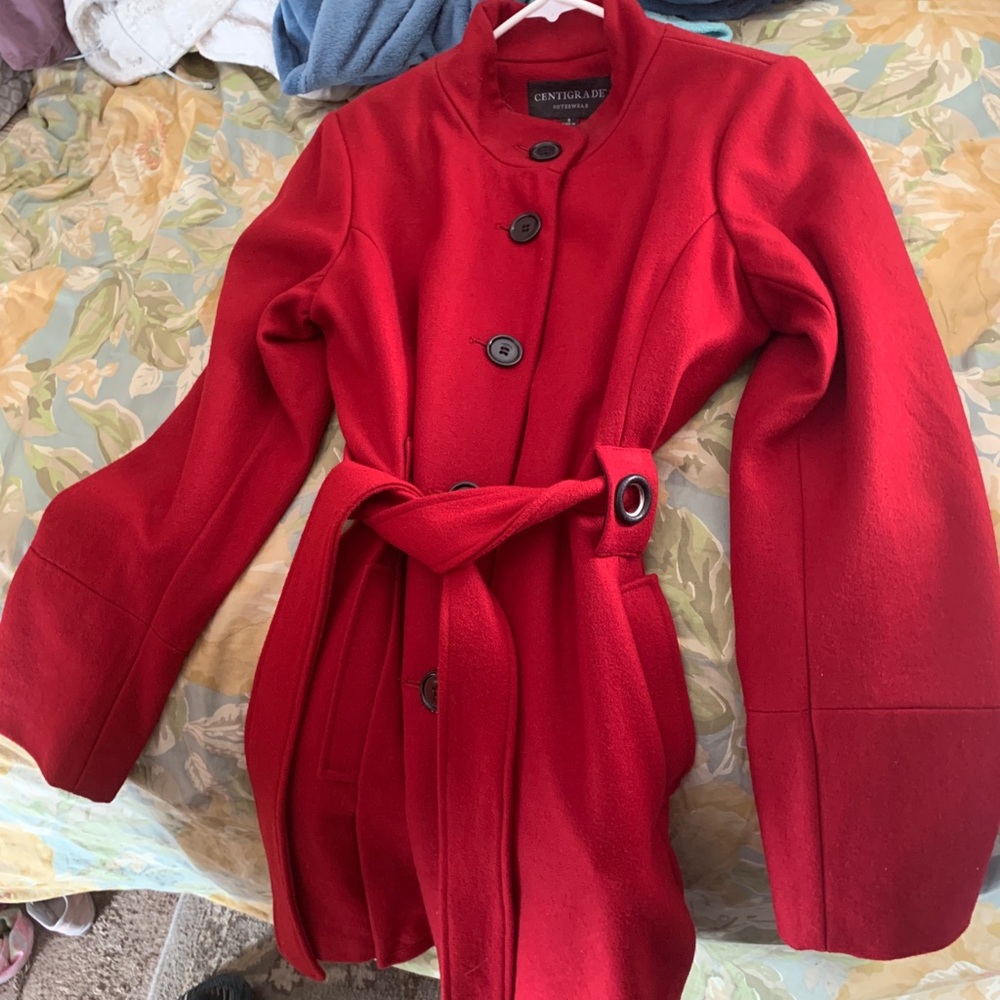 Red centigrade coat